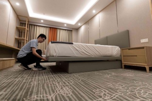 东宝推拉床架:助力酒店降低人工、提高效益